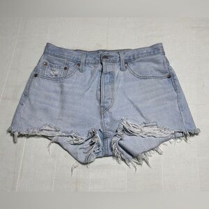 Levi’s 501 Women’s Light Blue Denim Shorts